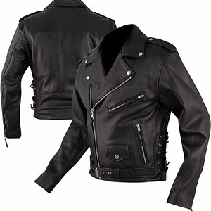 Marlon Brando Cruiser Retro Motorcycle Leather Jacket