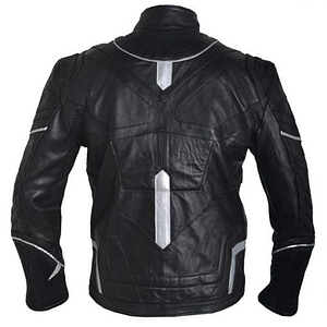 Mens Black Panther Leather Jacket