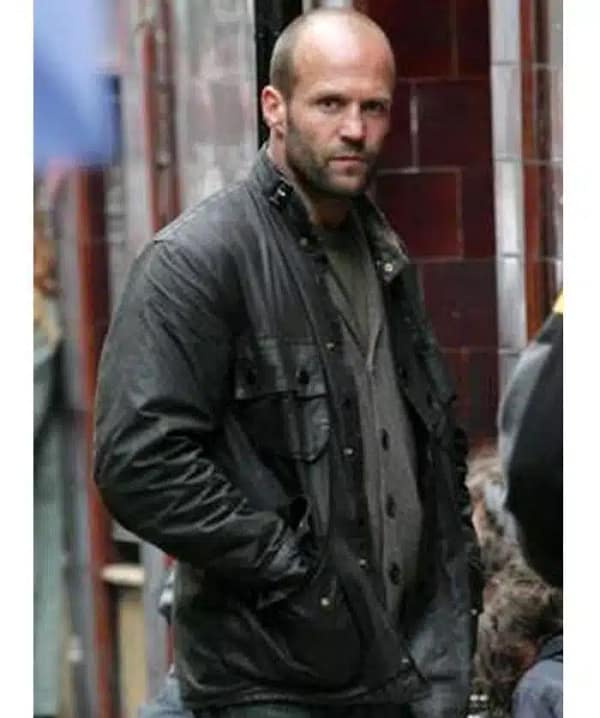 Jason statham blitz leather jacket side view