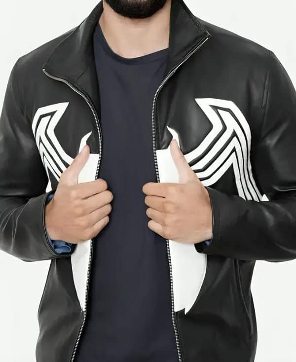 Venom the last dance leather jacket front view