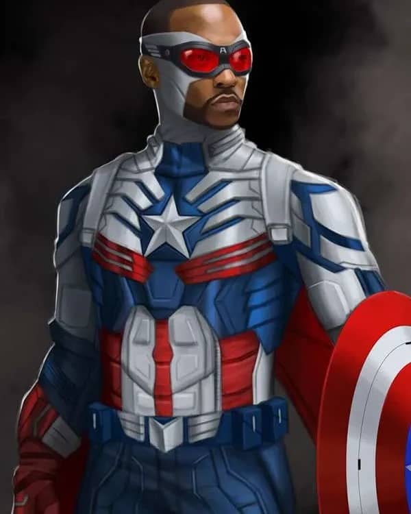 Sam wilson captain america jacket front view